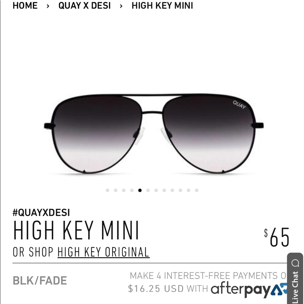 Quay  High key mini shades